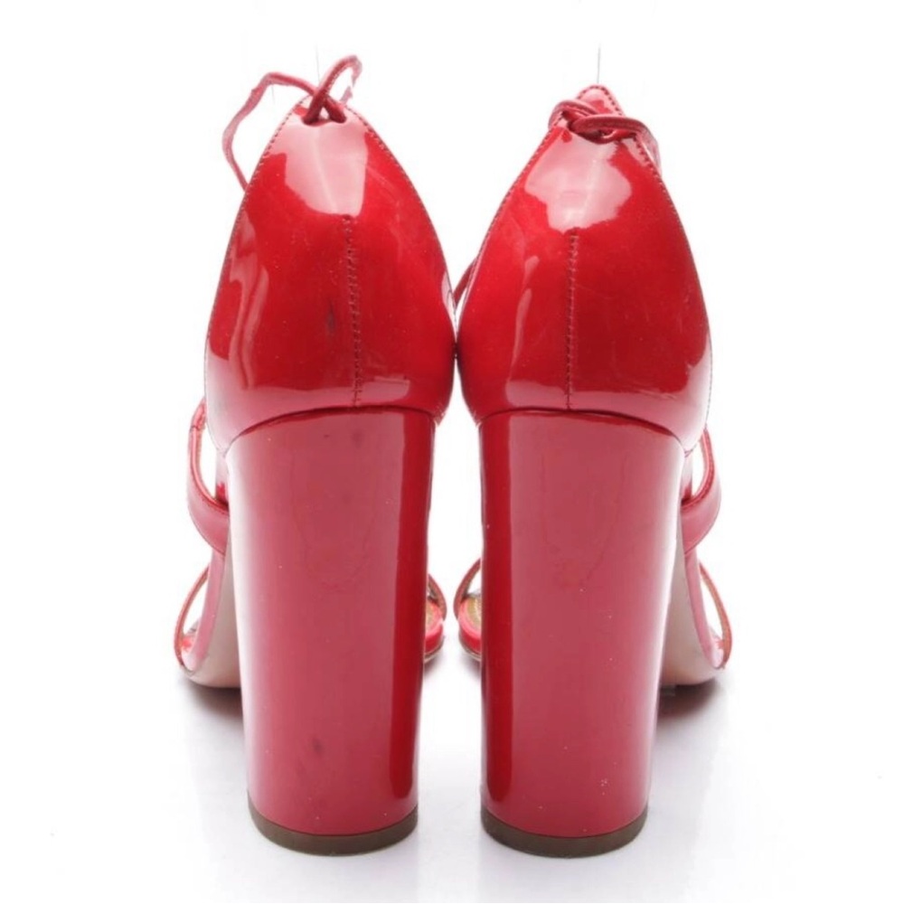Aquazzura sexy red leather heel.